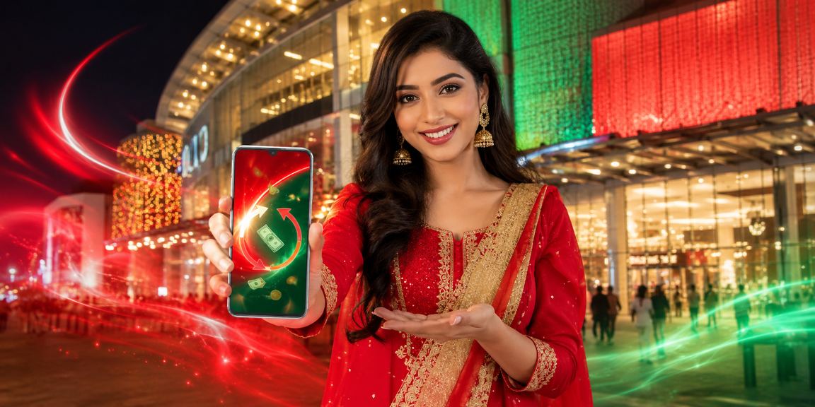 ঢাকায় ক্যাশব্যাক বোনাস উপভোগ করছেন একজন ব্যবহারকারী